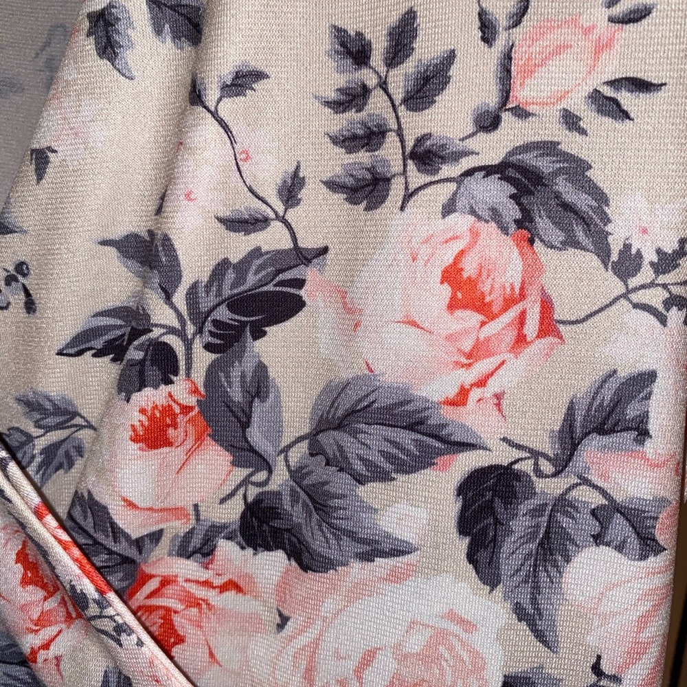 Floral patterned midi dress